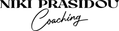 Niki Prasidou Coaching Logo in schwarz